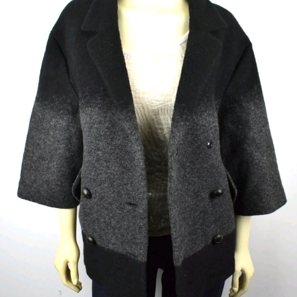 Body By Victoria Ombre Wool Coat - Picture 3 of 16